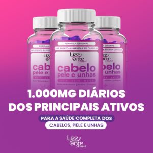Lizz ante Nutri - Cabelo, Pele & Unhas